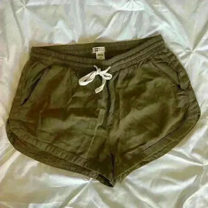 Green Billabong Shorts Women’s size Medium